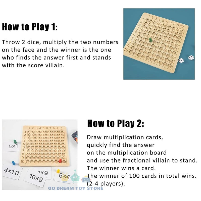 Montessori Multiplication & Addition Boardgame