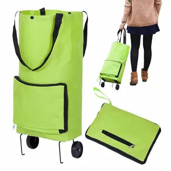 Foldable Shopping Bag with Wheels