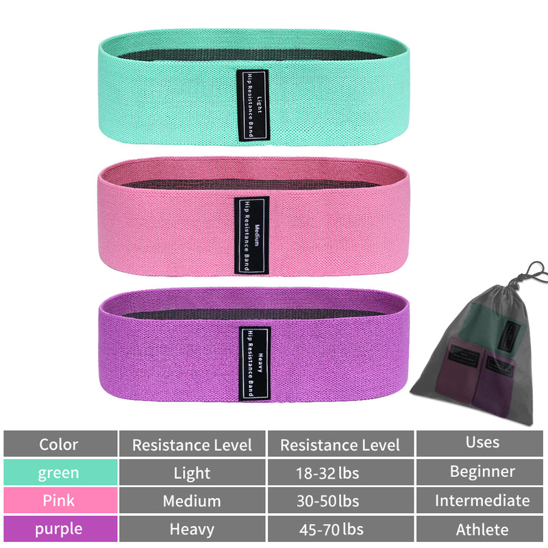 Fabric Resistance Booty Bands