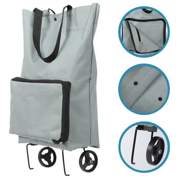 Foldable Shopping Bag with Wheels